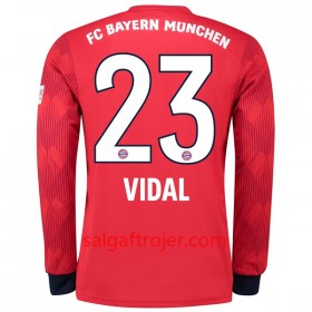 FC Bayern München Fodboldtrøjer Vidal 23 Hjemmebanesæt 2018/19 Langærmet